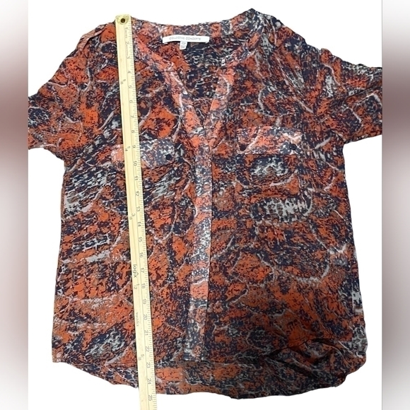 COLLECTIVE CONCEPTS Womens XS Petite Multicolor Sheer 3/4 / Long Sleeve Office - Picture 15 of 16